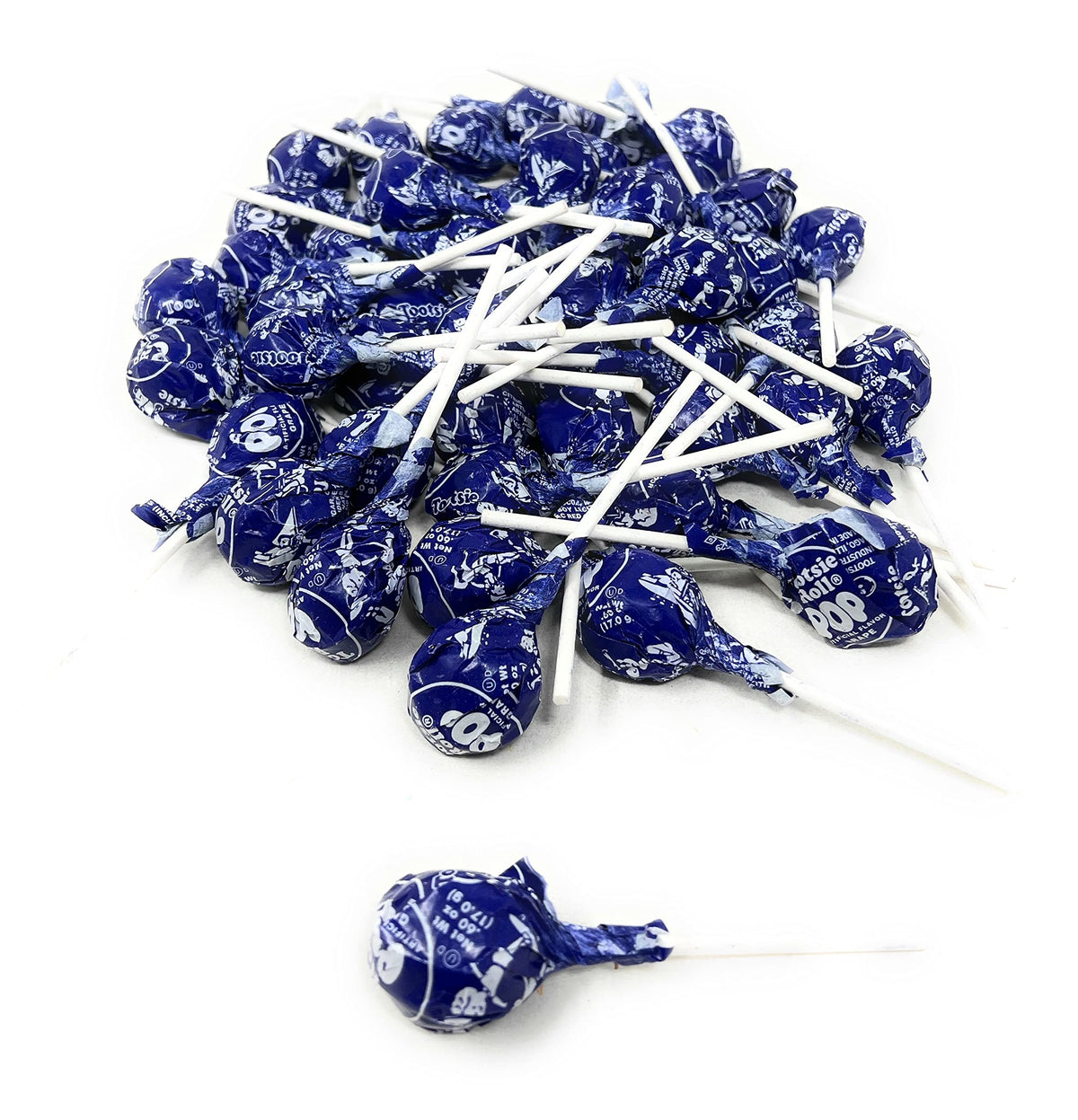 Assortit Purple Grape Tootsie Pops bulk pack showing classic grape candy for sharable party treats.