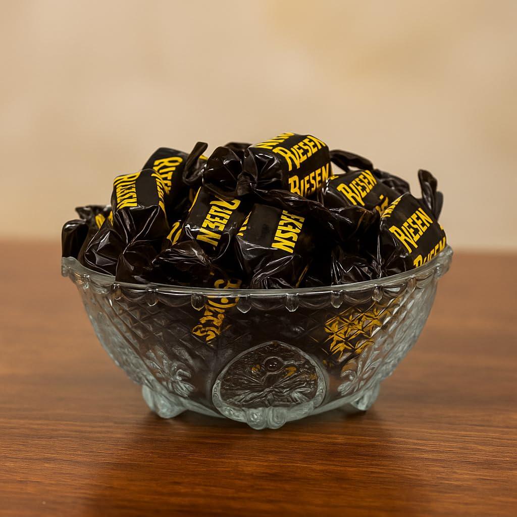 Assortit Riesen individually wrapped candies promote clean sharing and portion control.