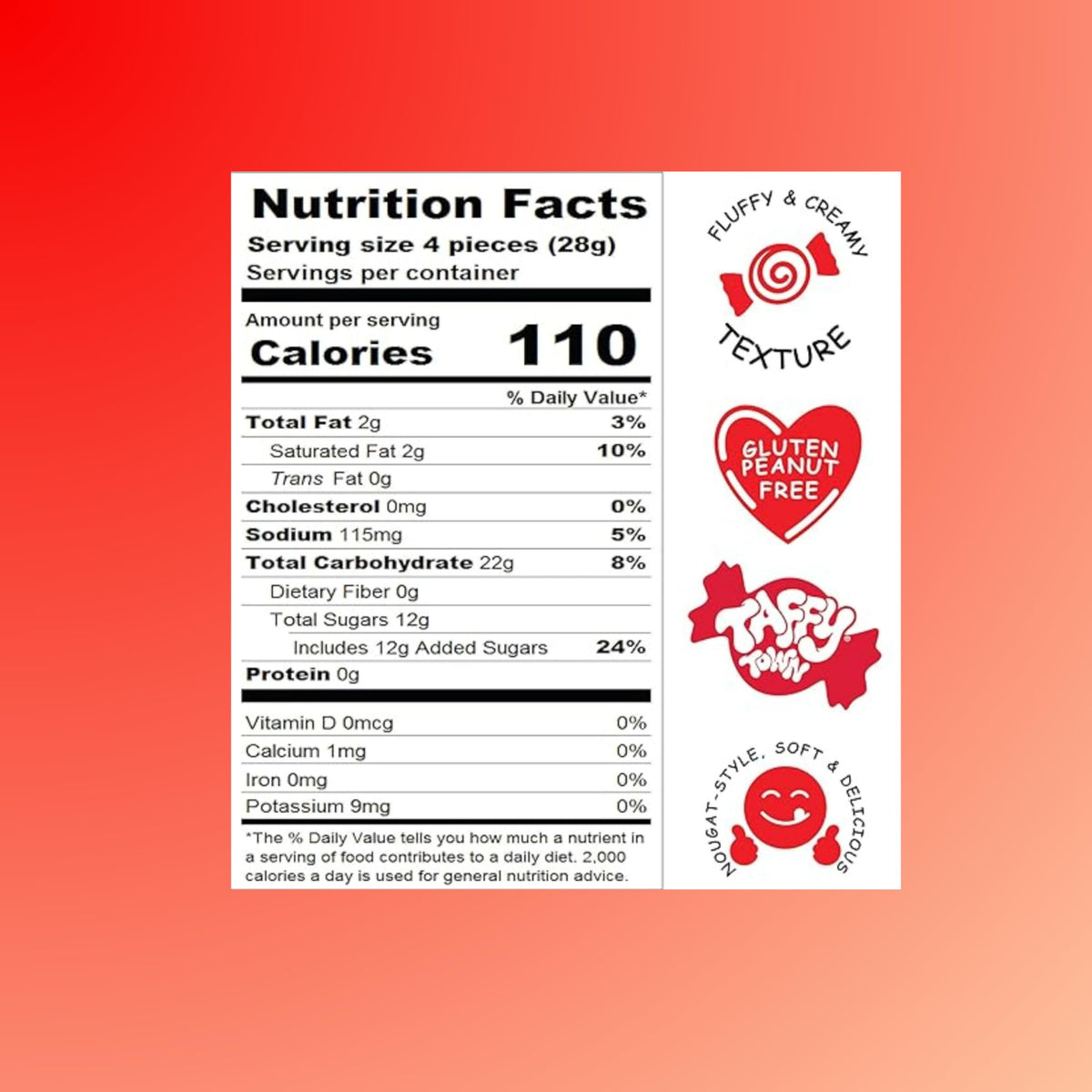 Assortit six classic flavors taffy for easy school snacks.