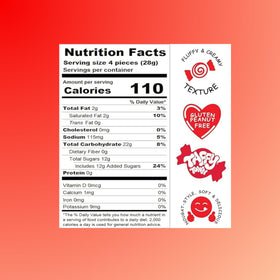 Assortit six classic flavors taffy for easy school snacks.