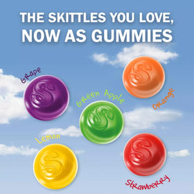 Close-up of fruity flavors in Assortit gummies.