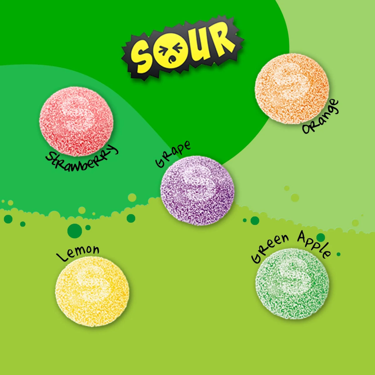 Assortit Skittles Collab Sours Gummies unwrapped serving, perfect for candy bowls and movie nights.