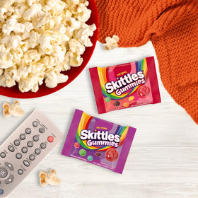 Assortit Skittles Gummies Original and Wild Berry flavors for on-the-go fruity variety