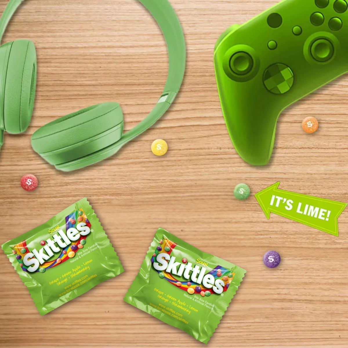 Assortit Skittles Sour fun sized favors for party trays.