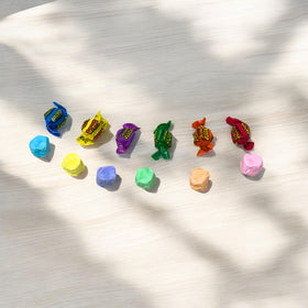 Assortit soft and chewy saltwater taffy texture ideal for satisfying snacking.