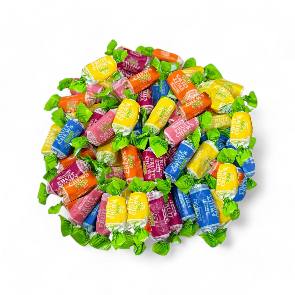 Assortit Sour Cherry chew, fruity tang for piñatas and treats.