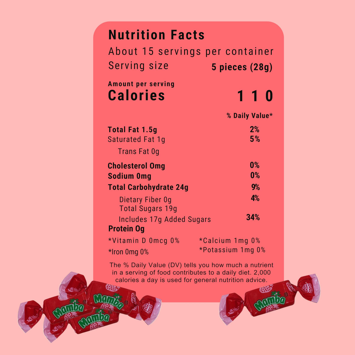 Assortit Strawberry Mamba chews brighten goody bags and gifting.