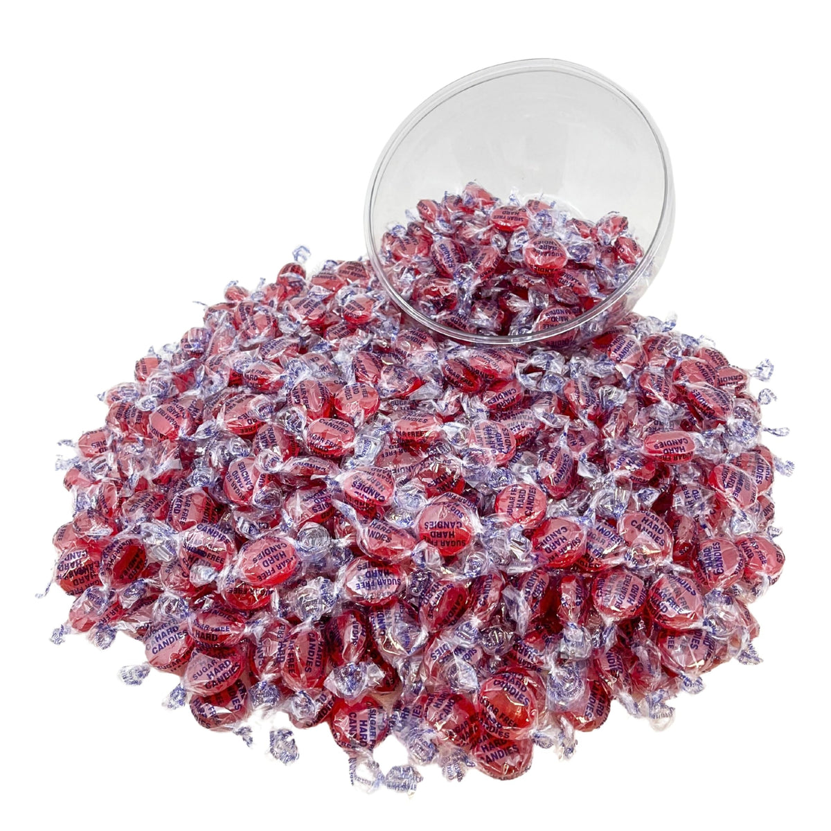Assortit sugar free cinnamon hard candy discs individually wrapped for on the go freshness.