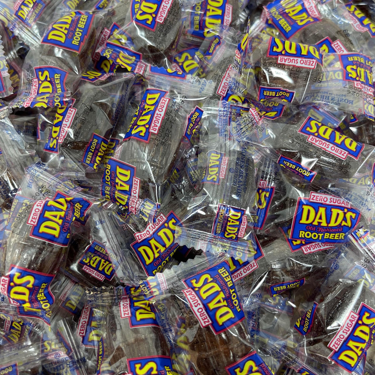 Assortit sugarfree root beer barrels packaging showcases bulk sharing