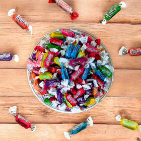 Assortit Tootsie Frooties individually wrapped pieces for fresh take-anywhere snacking