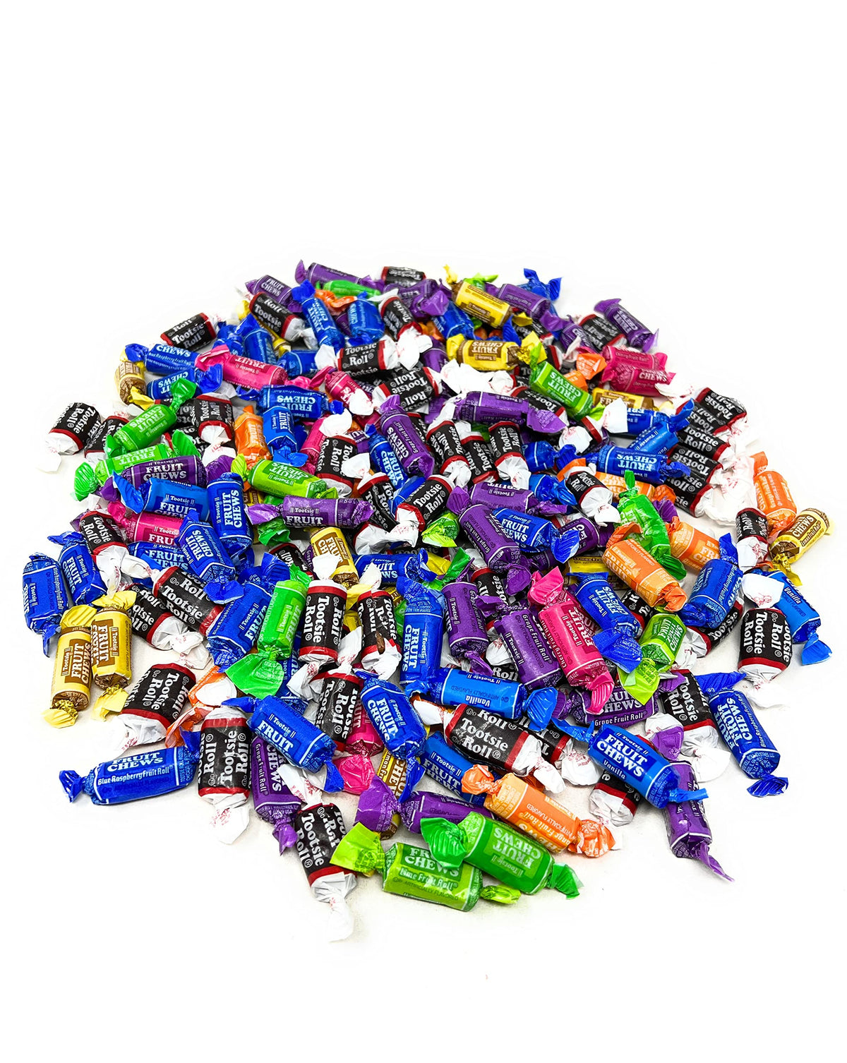 Assortit Tootsie Roll 3lb bulk bag showing generous pieces for sharing and storage