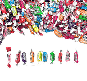 Assortit Tootsie Roll Frooties individually wrapped midgees emphasize convenient snacking options