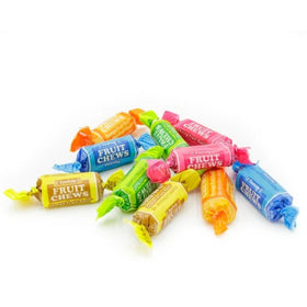 Assortit Tootsie Roll Fruit Chews bulk display for events and holidays.