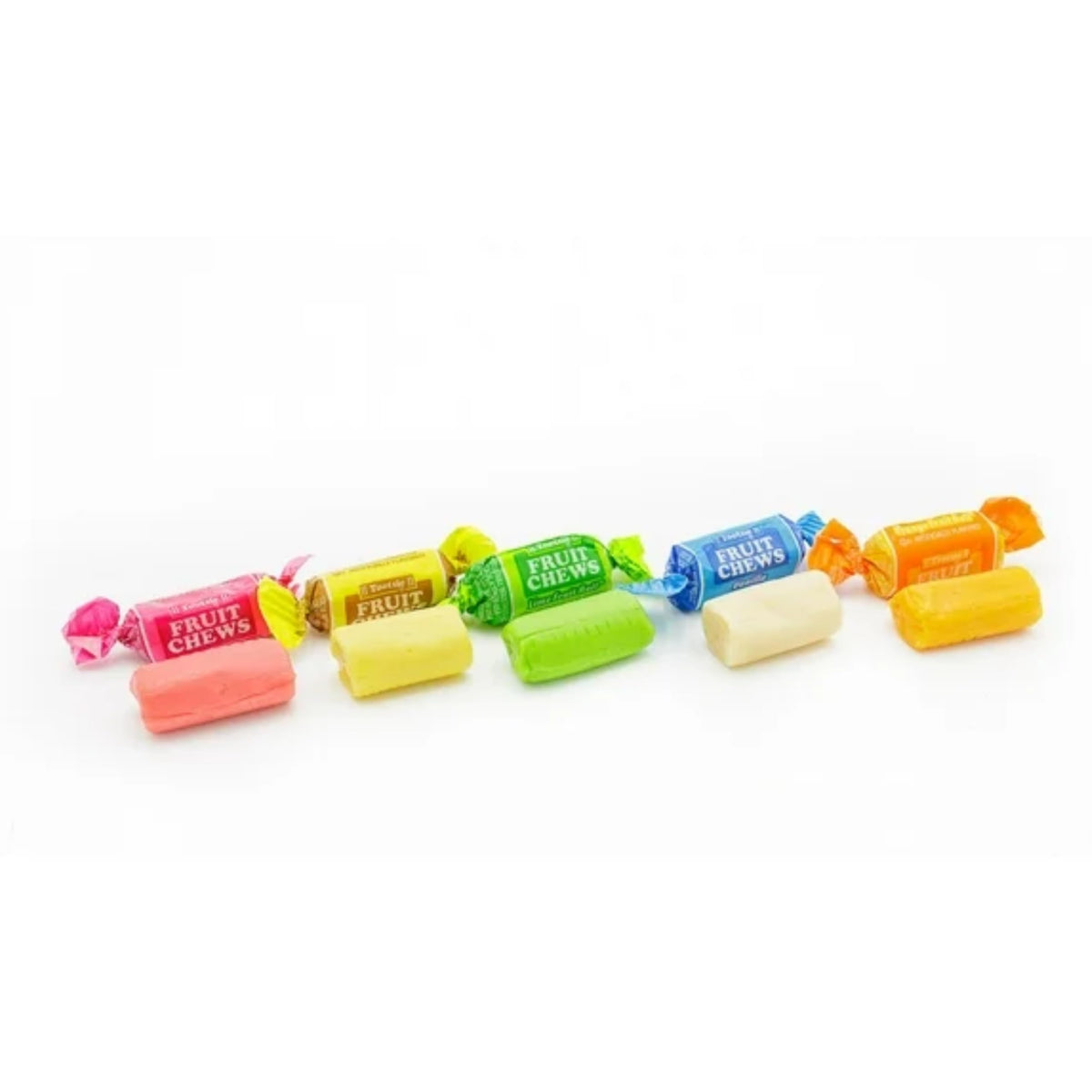 Assortit Tootsie Roll Fruit Chews individually wrapped candies for easy gifting.