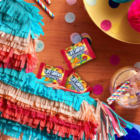 Assortit travel-friendly gummies for road trips and on-the-go snacking.
