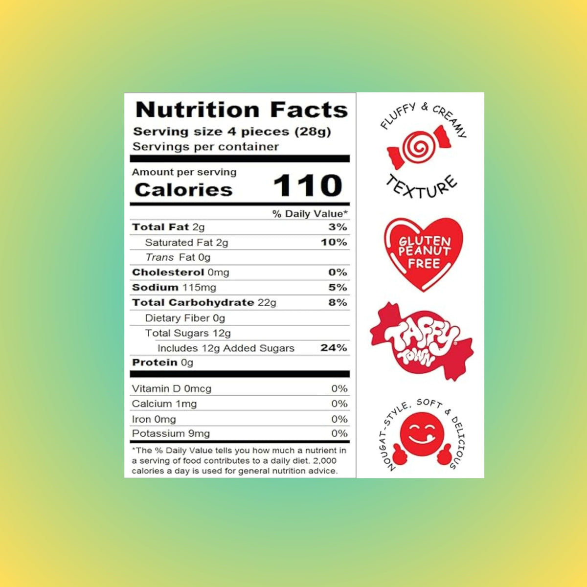 Assortit tropical taffy tropical-punch flavor brings bright, fruity notes.
