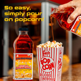 Packaging showcased for home use and small venues.