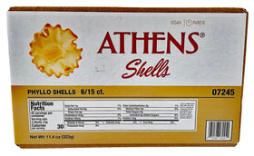 Athens Foods Mini Fillo Shells baked to crisp perfection