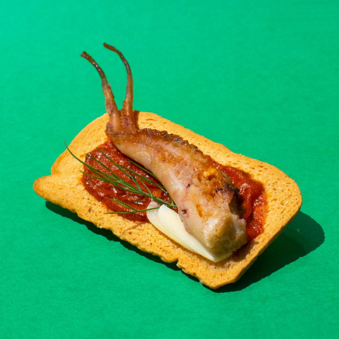 Ati Manel canned octopus with garlic, a convenient protein for antipasti platters