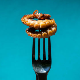 Ati Manel Spanish octopus tin, ready-to-use seafood for quick lunch bowls