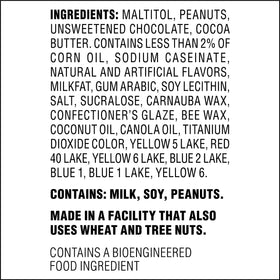 Atkins Endulge chocolate peanut candies flavor-rich bite after meals.