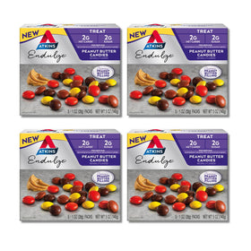 Atkins Endulge Peanut Butter Candies package showing creamy filling and low carb appeal