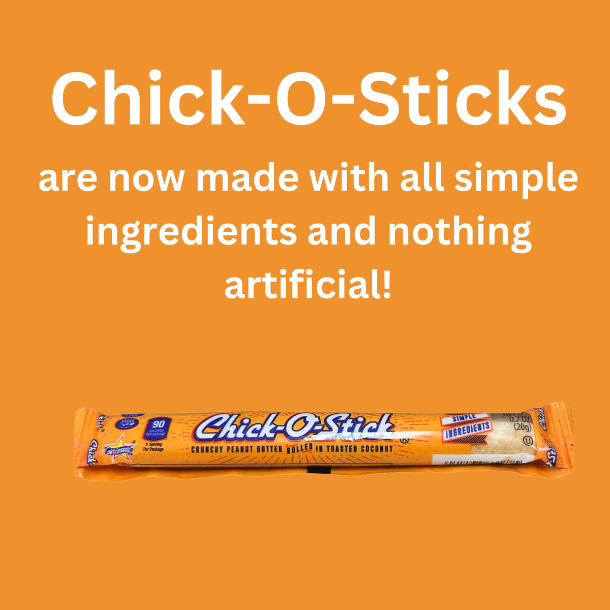 36-count Chick-O-Stick package ready for shelves