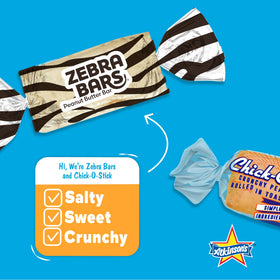 Atkinson's Crispy Peanut Butter Bars, individually wrapped for on-the-go snacking.