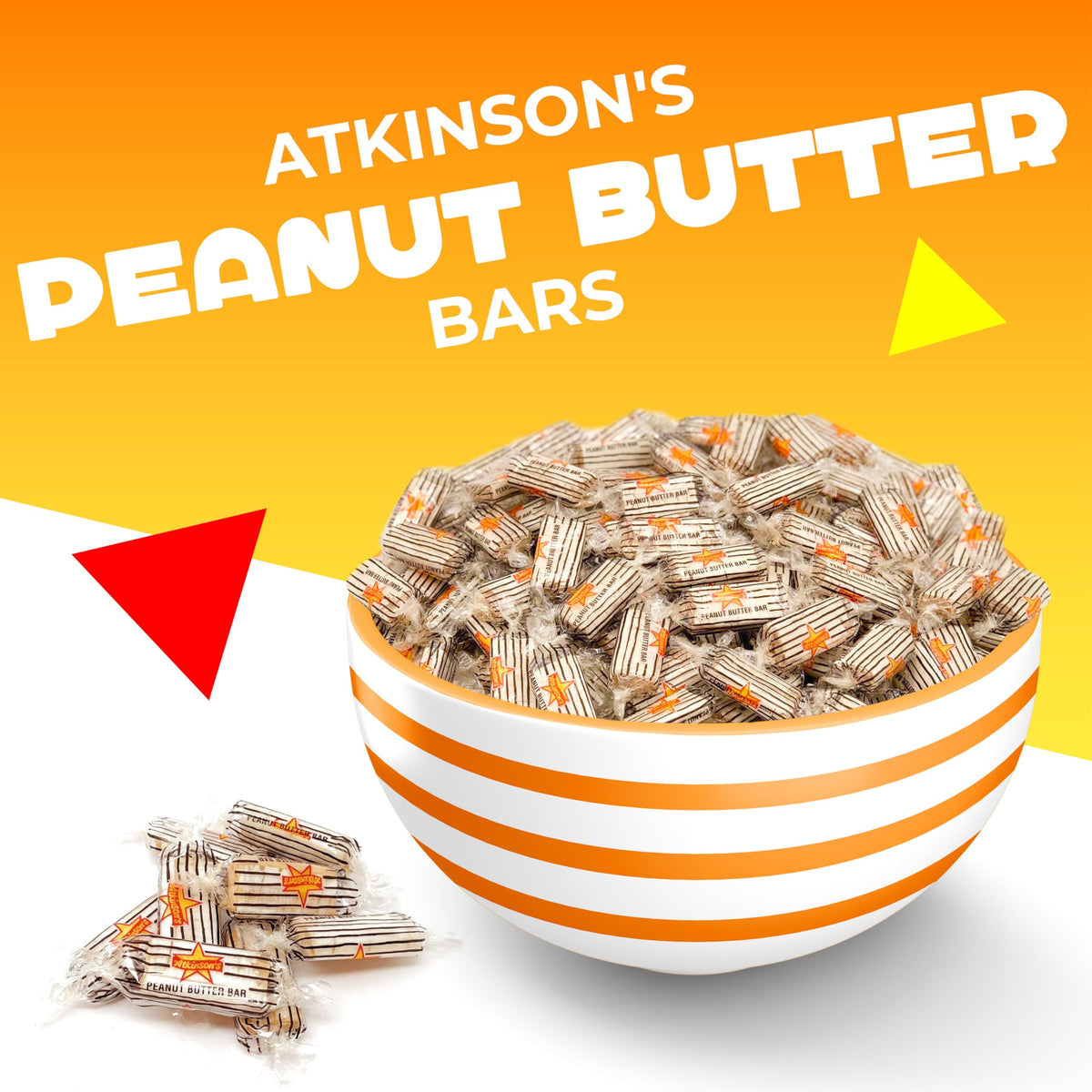 Close-up of the crispy texture of Atkinson's Bars, showcasing snap and creaminess.