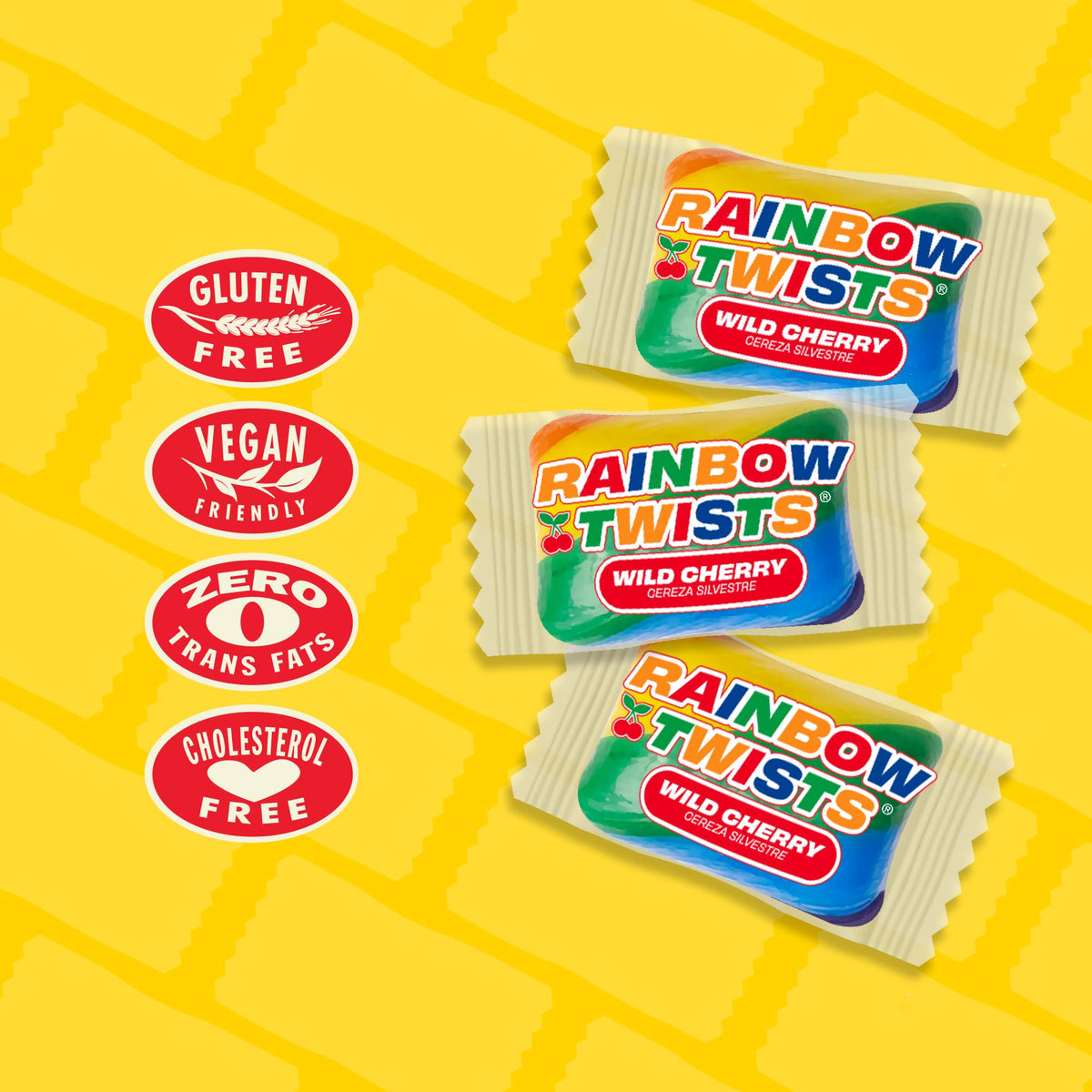 Atkinson's Rainbow Twists kosher gluten-free vegan, suitable for diverse diets.