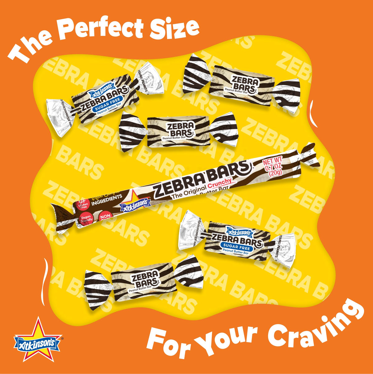 Atkinson's Sugar Free Peanut Butter Bars on a plate, perfect for sharing as a gluten-free treat.