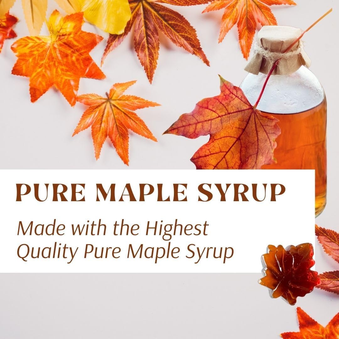 Gift-ready Atlantic Rush maple candy with bright label