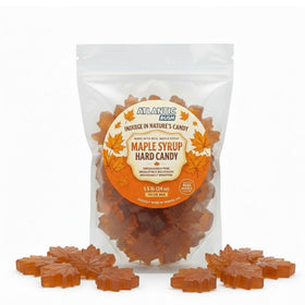 Atlantic Rush real maple leaf drop candy showing authentic flavor for quick indulgence