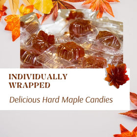 Atlantic Rush Vermont maple syrup candy bag highlighting US-made quality