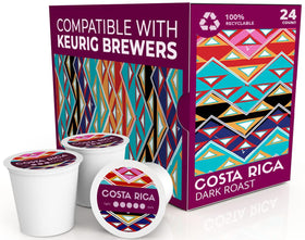 Atlas Coffee Club dark roast Costa Rica pods ready for a bold morning brew