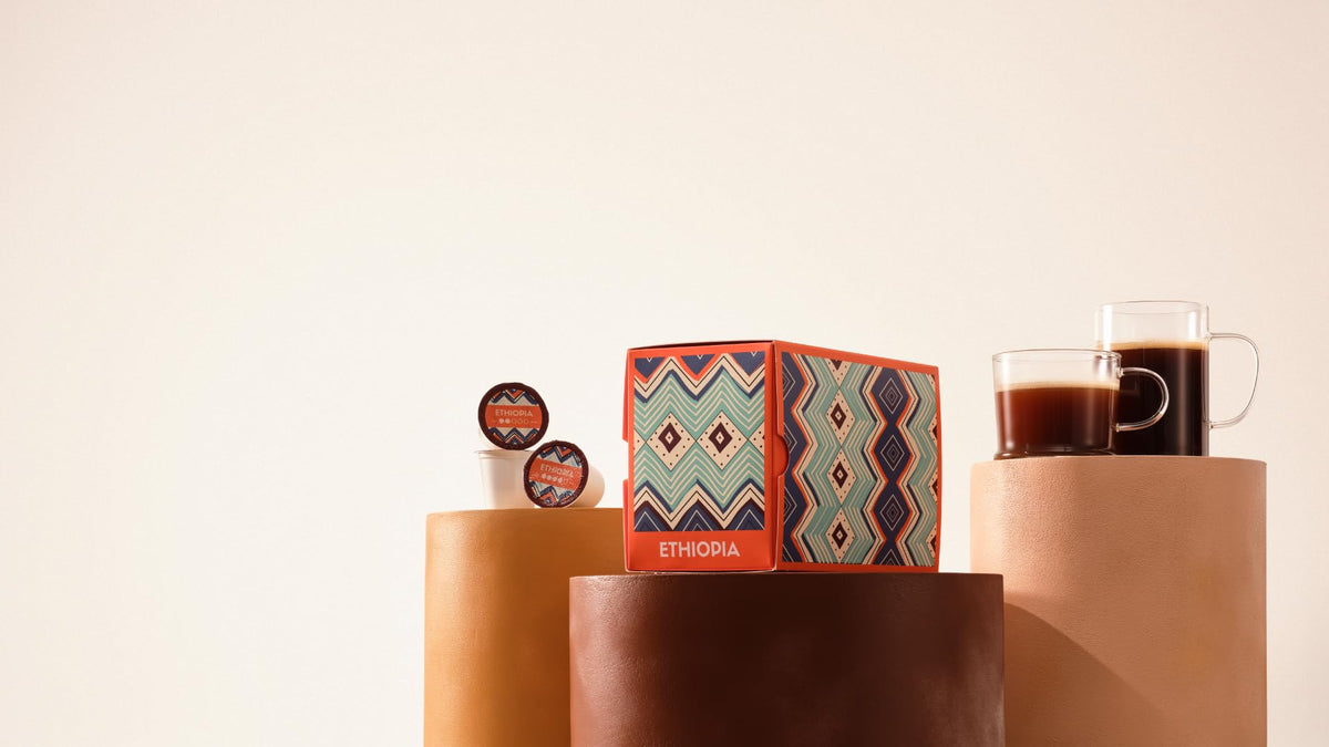Atlas Coffee Club recyclable pod supports sustainable coffee routines.