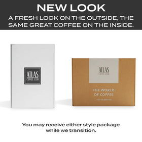 Atlas Coffee Club single-origin box invites global flavor exploration at home.