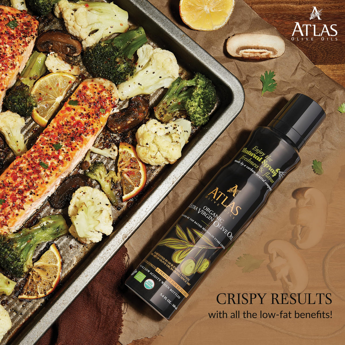 Moroccan extra virgin olive oil aroma enhancing weeknight meals by Atlas