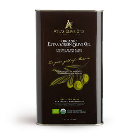 Atlas Olive Oils 3 L bottle showcases premium Moroccan EVOO for everyday cooking.