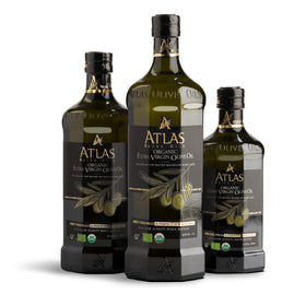 Atlas Olive Oils finished dish drizzled, showcasing versatile culinary use.