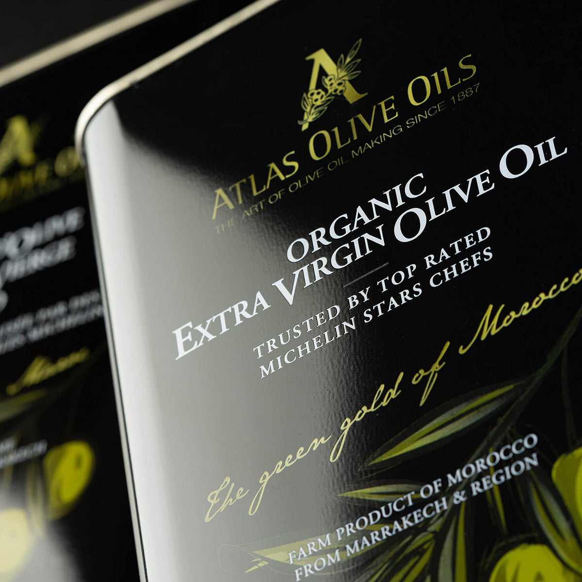 Atlas Olive Oils kitchen-use setup hints versatile cooking, baking, finishing.