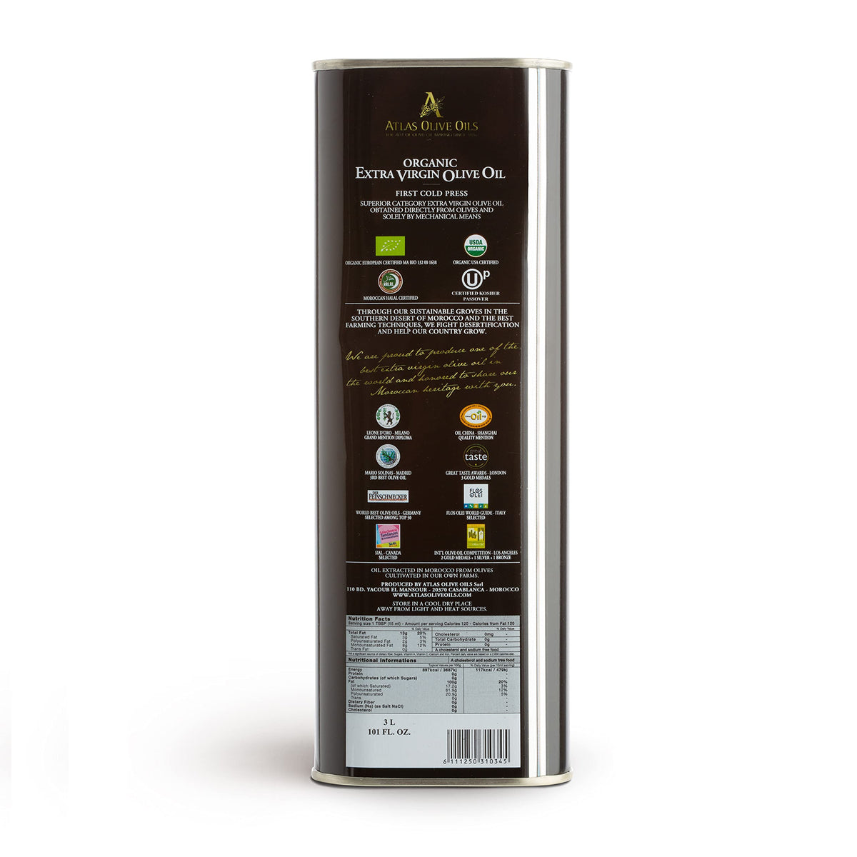 Atlas Olive Oils polyphenol-rich oil highlights healthful cooking possibilities.