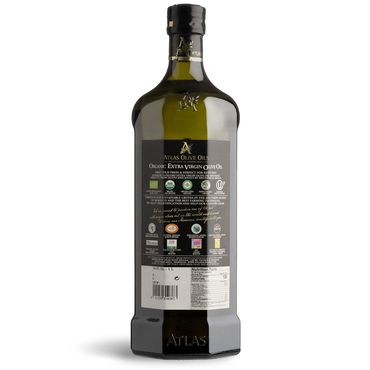 Atlas Olive Oils pour over fresh salad to elevate flavors.