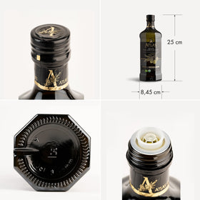 Atlas Olive Oils silky gold texture suggesting smooth flow for finishing oils.