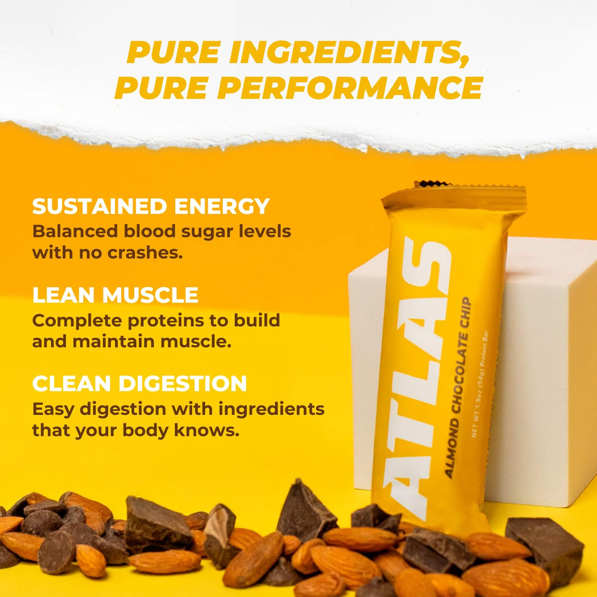 Atlas 12-count variety offers convenient, on-the-go protein snacks.