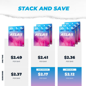 Atlas Real Food Protein Bar variety pack — sample multiple flavors
