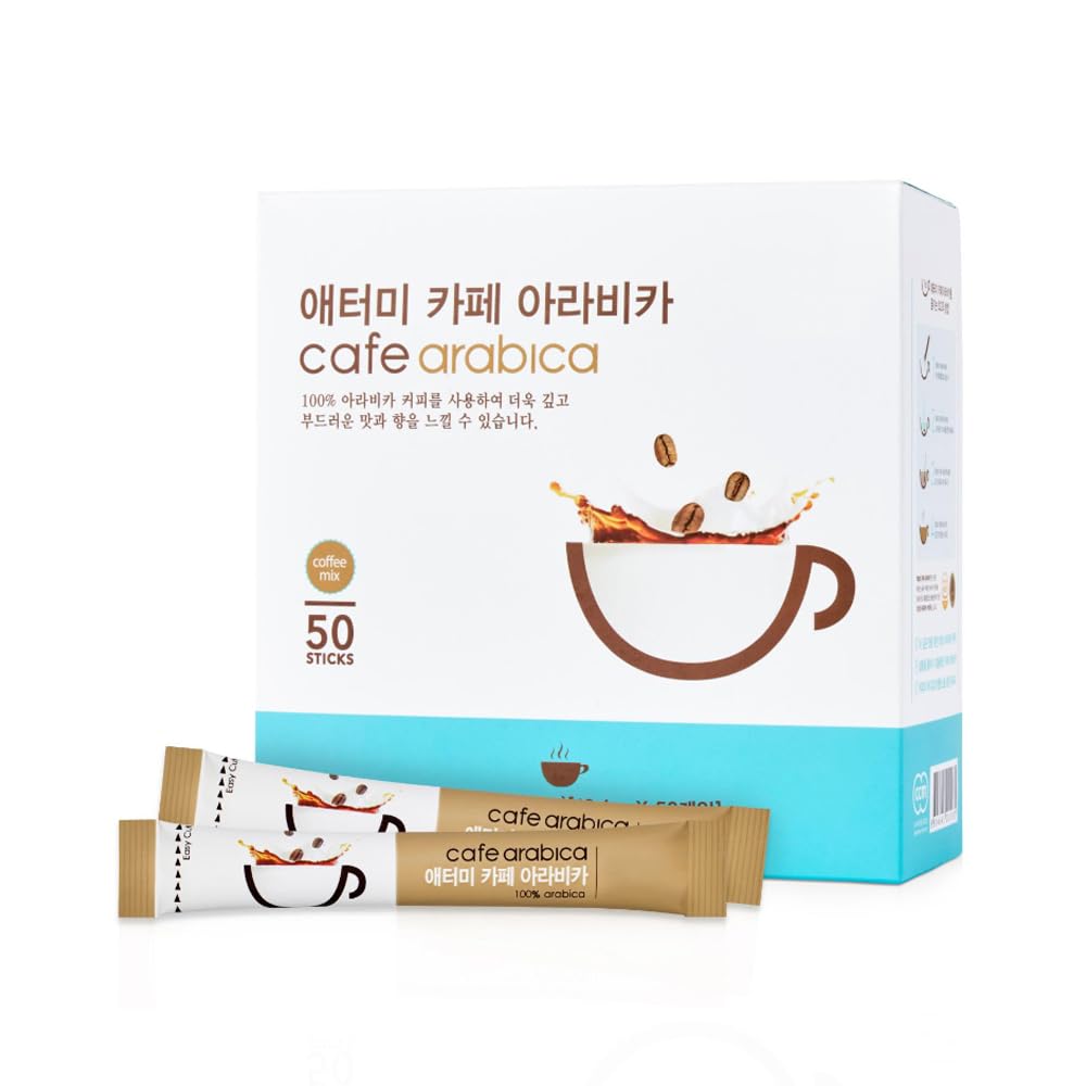 A.t.o.m.y Cafe Arabica instant coffee stick delivers rich aroma and creamy texture for a quick cup