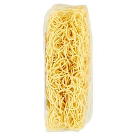 ATOTOP Excellent Pancit Canton noodles close-up texture, silky strands.