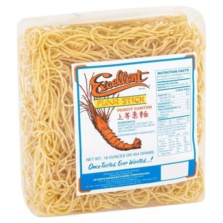 ATOTOP Excellent Pancit Canton noodles raw, ready to cook for quick meals.