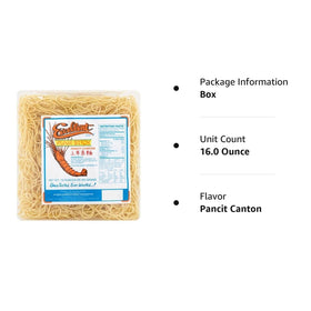 ATOTOP Excellent Pancit Canton noodles 16 oz weight, convenient pack size.